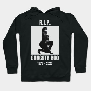 Gangsta Boo Commemorative RIP 2023 Tribute Memphis Rapper Hoodie